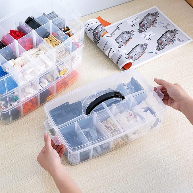 Sooyee 6-Tier Stackable Craft Organizers and Storage Box - Image 5