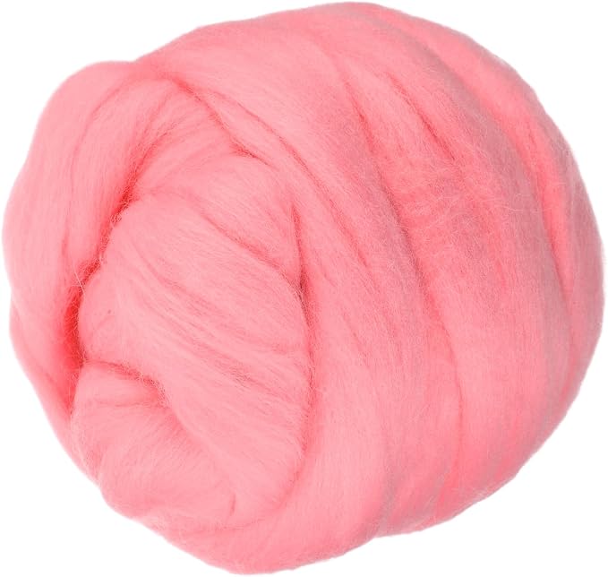 PATIKIL Wool Roving Yarn, 80G/2.82OZ Soft Felting Wool Pure Chunky Roving Yarn by PATIKIL
