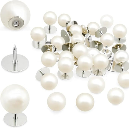 50 Sets Pearl Buttons No Sew Buttons by Unknown