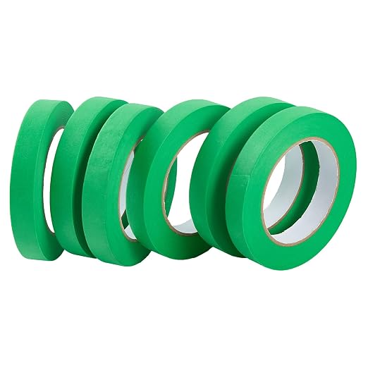 Premium Green Masking Tape, Painters Tape, Diy Paper Arts & Crafts, Spraying by Ockuper