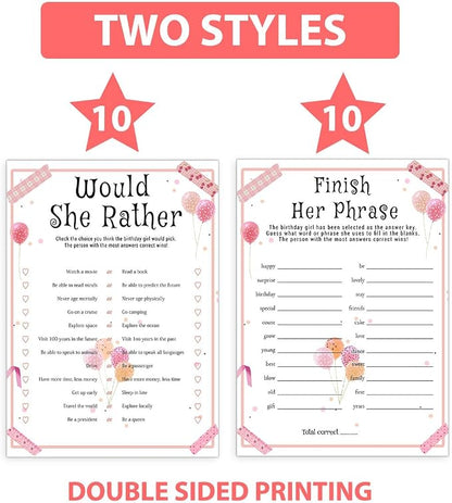 Birthday Party Games Set for Girls, Funny Girls Party Game, Girl Birthday‘s - Image 3