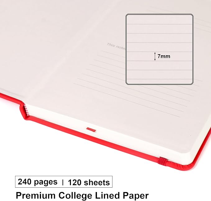 Comix Lined Journal Notebook for Women Men, Journaling Notebooks for Office - Image 4