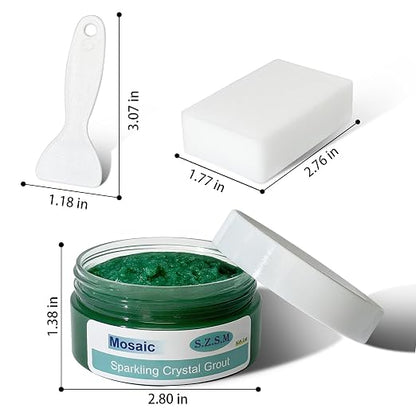 Mosaic Grout for Crafts, Sparkling Colorful Crystal Sealant is Specially - Image 2
