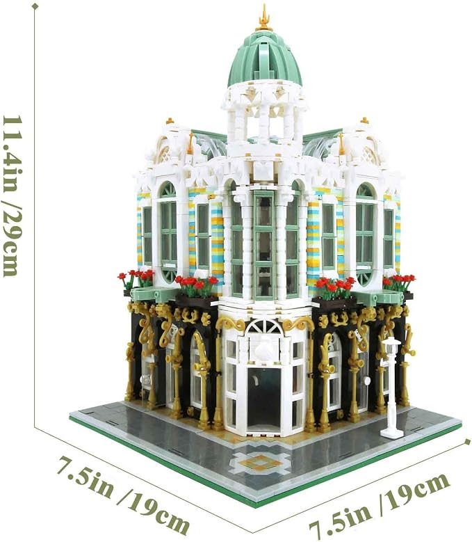 ZenithFlow Street View Building Blocks Kit, Gem Store Mini Blocks Construction - Image 6