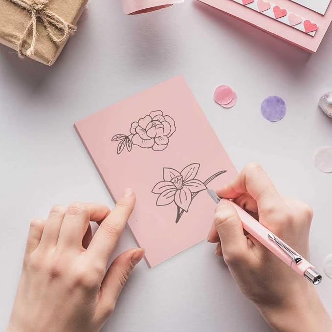 12 Pack 4"x6" Pale Pink Rubber Stamp Carving Blocks Pink Rubber Carving Blocks - Image 6