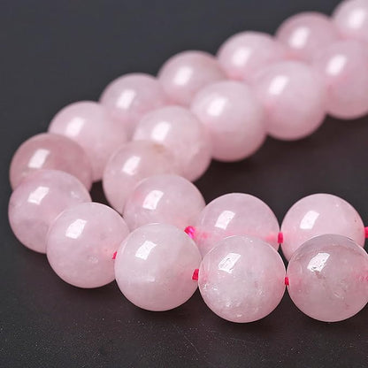 120pcs 6MM Natural Rose Quartz Stone Energy Healing Beads Round Loose Beads - Image 3