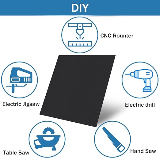 Anodized Aluminum Sheet Metal 12 x 12 x 1/16 Inch Black Anodized Aluminum Metal - Image 4