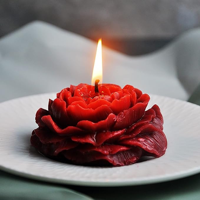 Peony Rose 3D Flower Resin Cake Mold - Image 5