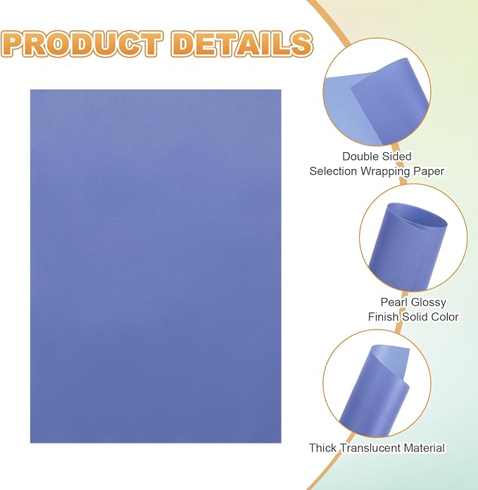 MECCANIXITY 100 Sheet Colored Vellum Paper 5.9" x 8.3", 100gsm Translucent - Image 3