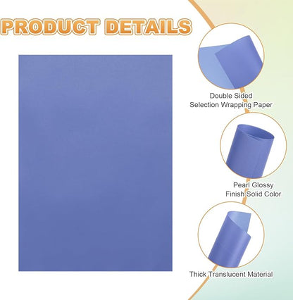 MECCANIXITY 100 Sheet Colored Vellum Paper 5.9" x 8.3", 100gsm Translucent - Image 3