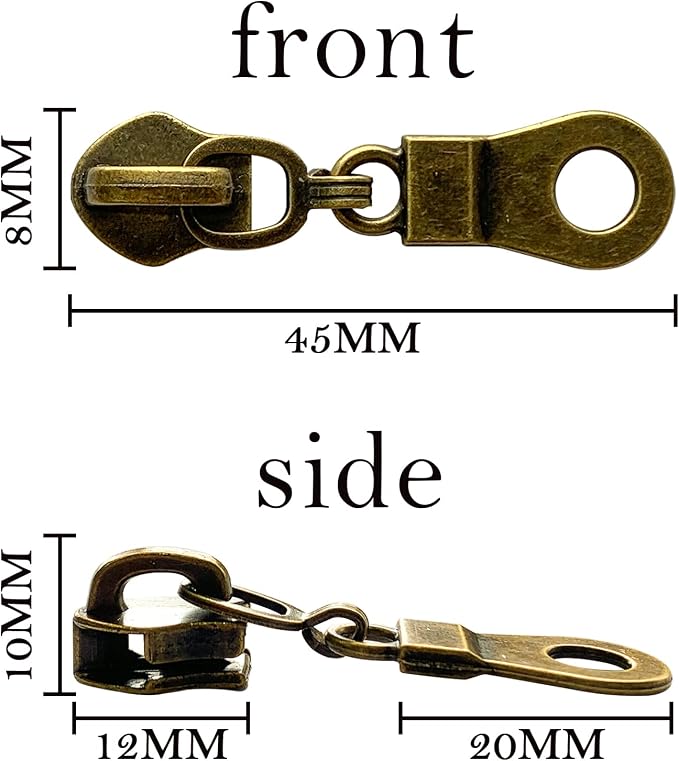 Sawoake 50PCS #5 Brass Metal Handle - Image 3