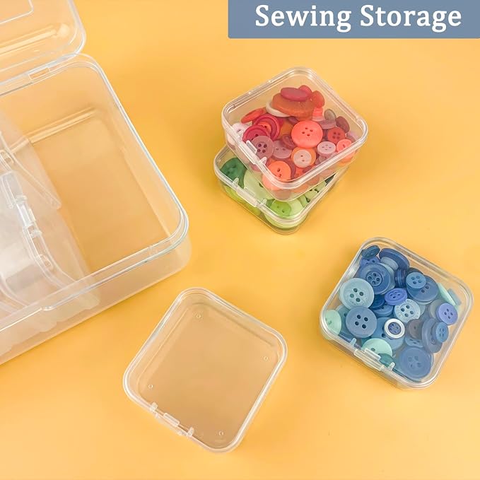 DUOFIRE 18 Pieces Plastic Bead Organizer, Craft Organizers and Storage Bead - Image 4