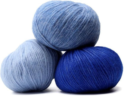 Pullu - Baby Alpaca Merino Wool Yarn Set of 3 Skeins Worsted Weight - Sourced - Image 8