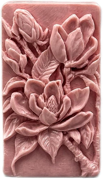 Magnolia Silicone Mold for SOAP Making, Resin and Other Crafts Flower - Image 4