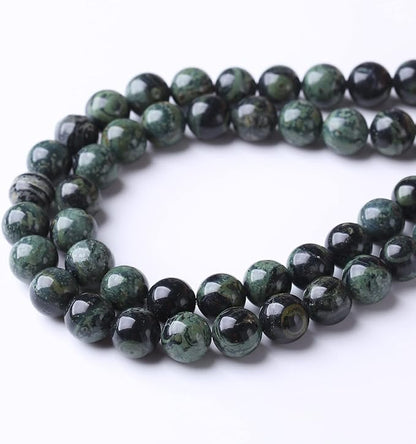 32PCS 12MM Blue Jasper Beads Stone Beads Energy Healing Beads - Image 2