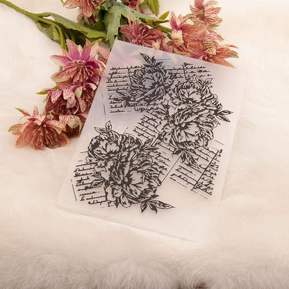 6Pcs Flower Leaf Embossing Folders DIY Craft Paper Card Embossing Template - Image 7