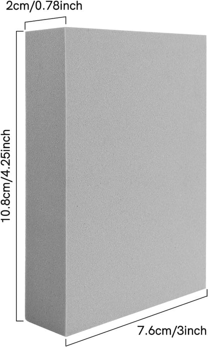 BAOFALI 6 Pcs Stamping Foam Grey Moldable Foam Stamps Plastic Dry Foam Stamp - Image 4