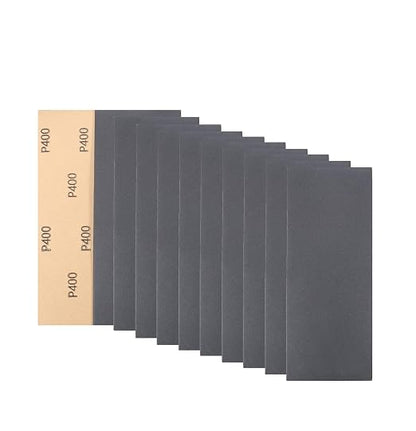 30Pcs 9 x 3.6 Inchs 400 Grit Wet and Dry Handmade Universal Sanding Sheets by BuyTueascallkproductsnow