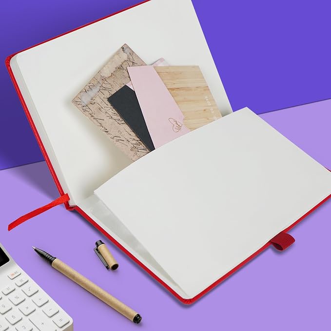 Lined Journal Notebooks for Work, A5 Size 100 GSM Thick Paper, Classic Ruled - Image 5