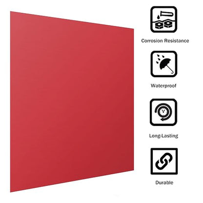 Anodized Aluminum Sheet Metal 12 x 1/32 Inch Red Plates Engraving Blanks - Image 4