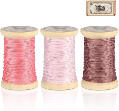 Natural Waxed Thread, 0.55mm/0.8mm, Wax Thread by OopsifyMe