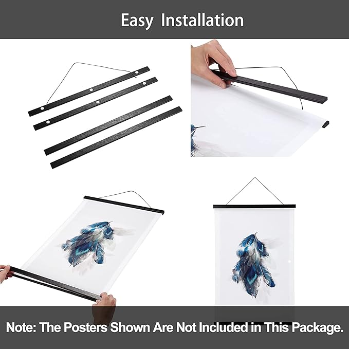 WITCOLOR 32" Wide Magnetic Poster Hanger Frame - Image 5