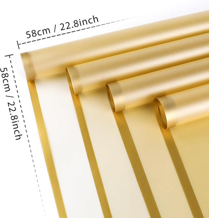 FUHITIM 20 Sheets Flower Wrapping Paper - Image 2