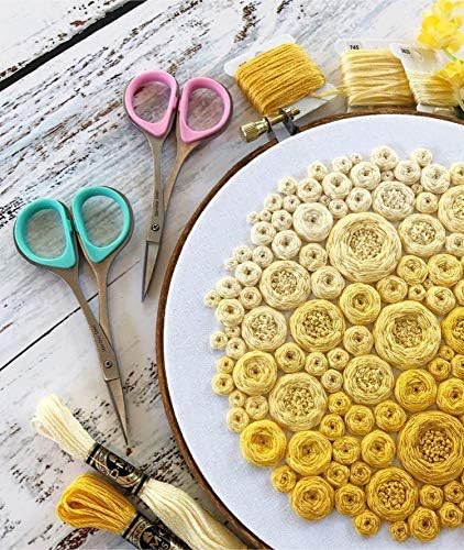 Beaditive Sewing and Embroidery Scissors Set Curved and Straight, - Image 9