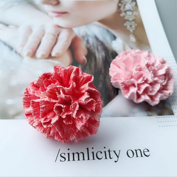Carnation Flower Silicone Mold for Fondant Chocolate Candy Cake Decorating - Image 4