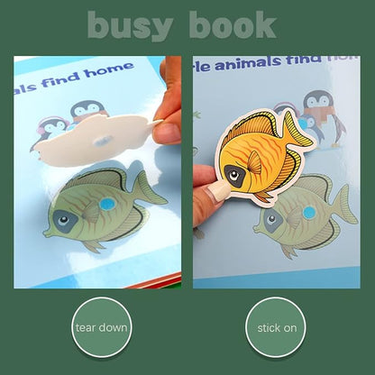 4 Subjects Montessori Quiet Book Busy Board - Image 8