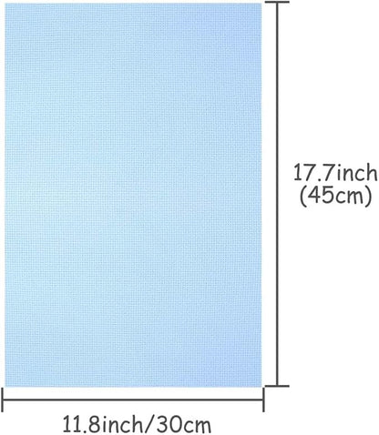 Caydo 8 Pieces Aida Cloth 8 Color 14 Count Classic Reserve Cross Stitch Fabric - Image 3
