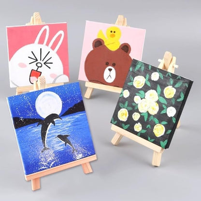 14 Pack 9 Inch Wood Easel, Painting Party Easel, Kids Student Tabletop Easels - Image 5