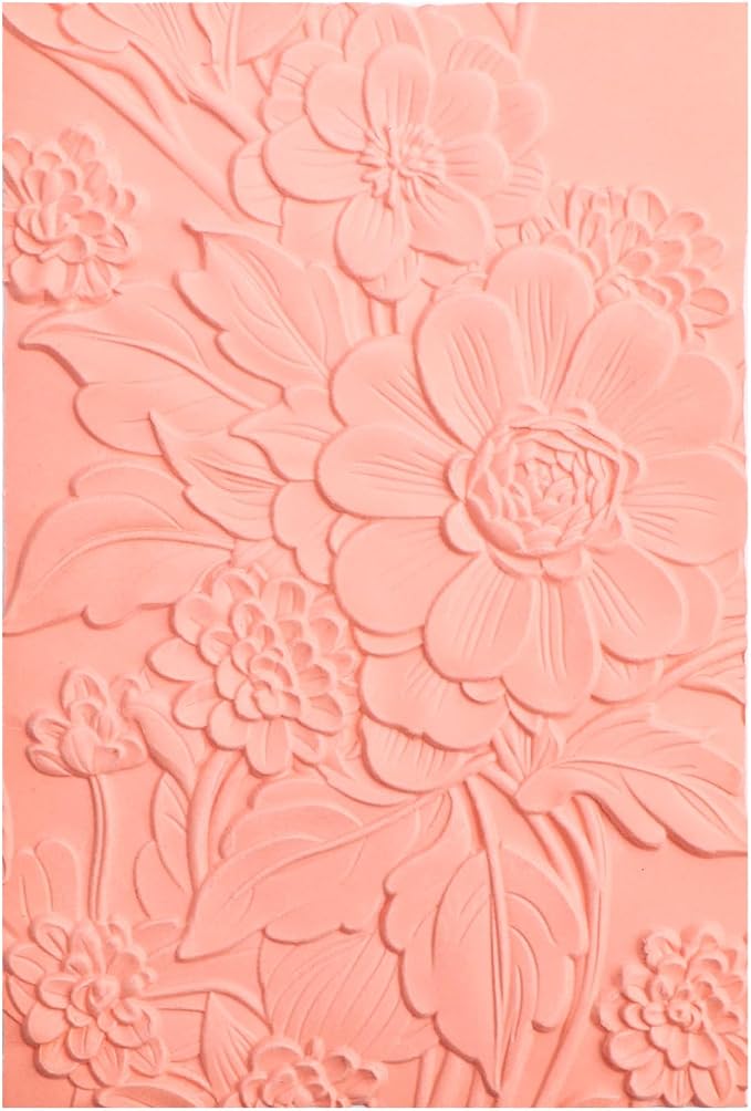 BAOFALI 3D Embossing Folder for Card Making Texture Fades Blossom Bloom Floral by BAOFALI