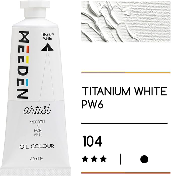MEEDEN Titanium White Oil Paint - Image 2
