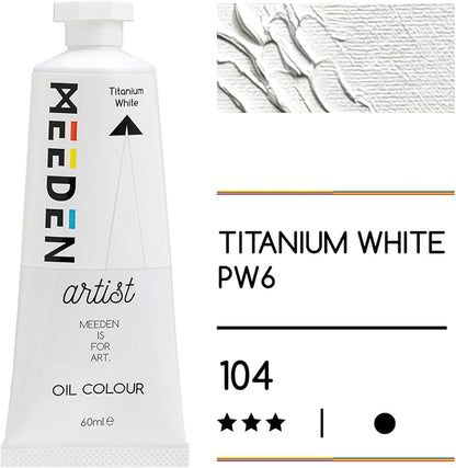 MEEDEN Titanium White Oil Paint - Image 2
