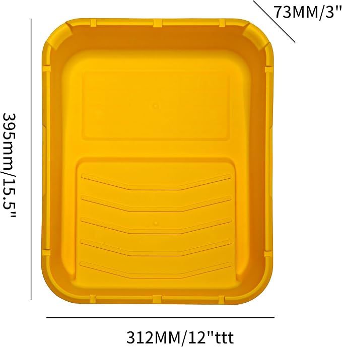 Voomey Paint Tray Liner, Plastic Paint Tray 9 inch, Paint pan, - Image 2