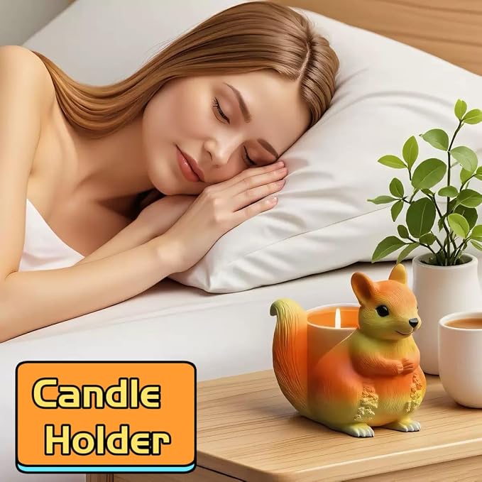 Animal Resin Molds Silicone 3D Cute Epoxy Resin Plaster Candle Holder Wax Molds - Image 4