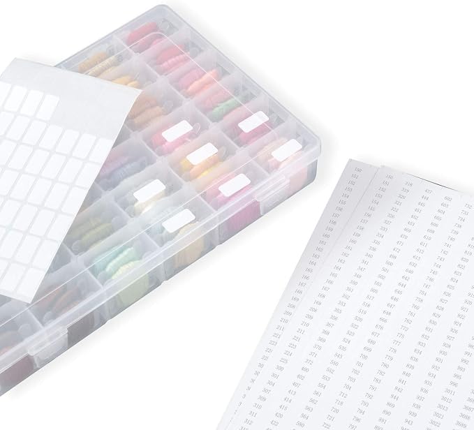 120 Pieces Plastic Floss Bobbins - Image 3