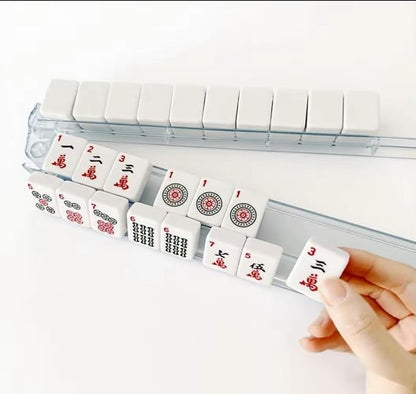Mahjong All-in-One Tile Rack & Pusher, Enhanced Mah Jongg Tile Holders Set of - Image 5