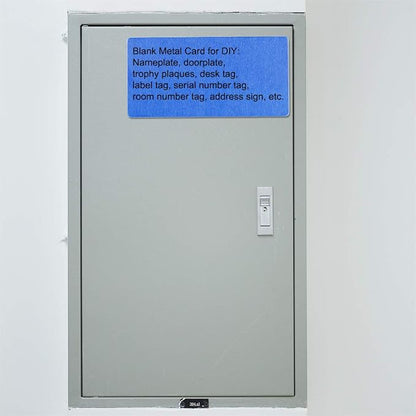 uxcell Blank Metal Card 100x50x0.8mm Anodized Aluminum Plate - Image 4