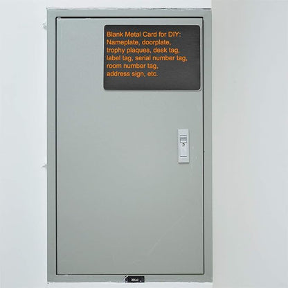 uxcell Blank Metal Card 100x60x1mm Anodized Aluminum Plate - Image 4