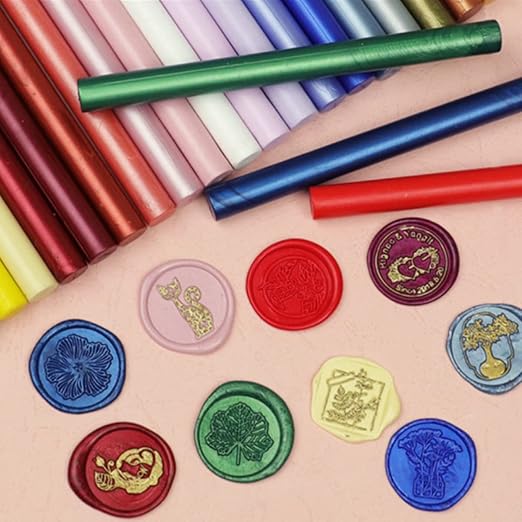 Red Wax Sealing Sticks, ONWINPOR 10pcs Glue Gun Wax Seal Sticks - Image 5