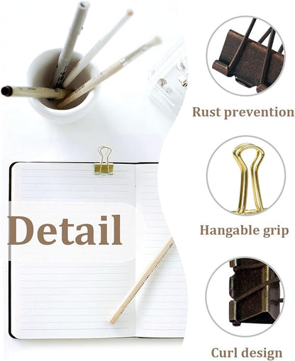 Mini Binder Clips 0.75in 24-Pack - Image 2