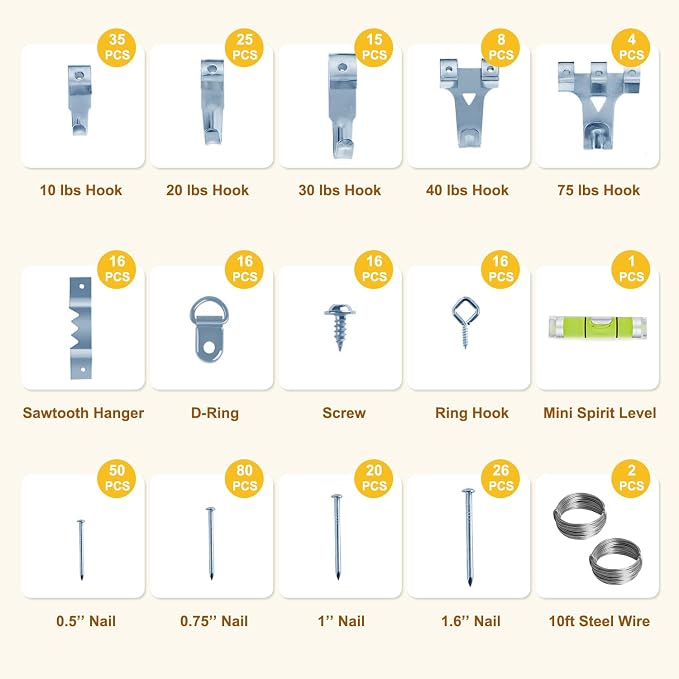 330pc Picture Hanging Kit - Image 2