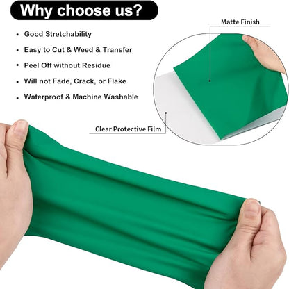 VINYL FROG Heat Transfer Vinyl Roll HTV Vinyl - Image 2