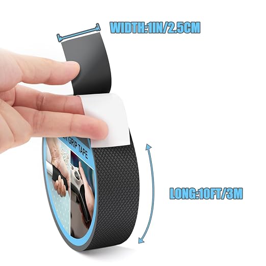 Rubber Grip Tape, Ultra-Thin Strong Adhesive Anti-Slip Waterproof Heat - Image 2