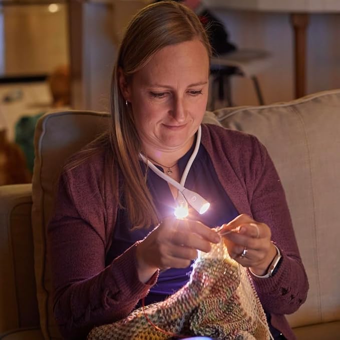 Lumos Knitting Light, Crafter Light Around Neck - Image 3