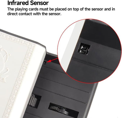 GSE Games & Sports Expert 2-Deck Casino Automatic Card Shuffler, AC/DC-Power & - Image 3