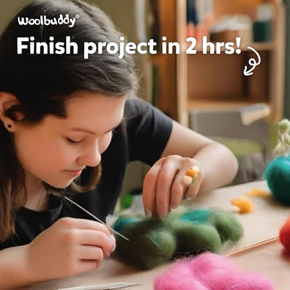 Woolbuddy Needle Felting Kit for Beginners Adults, Shark Sea Animal Project - Image 7