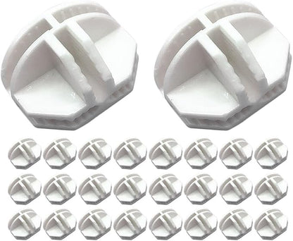 ARTIBETTER 50pcs Modular Cube Connectors Durable Storage Connectors by ARTIBETTER